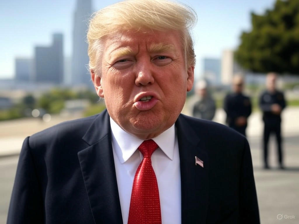Trump's Tantrum: National Guard Sent to LA to Quell Ice Scream