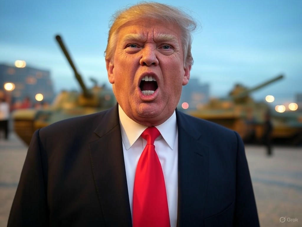Trump's Birthday Bash: Tanks, Protests, and a Side of Irony