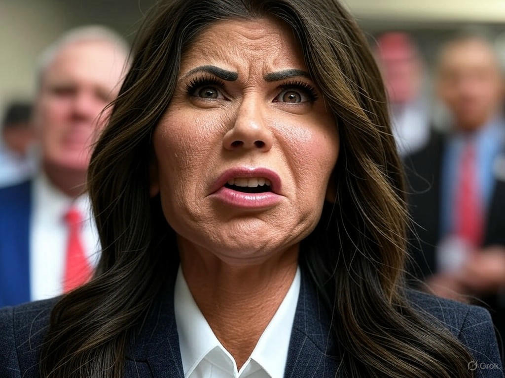Governor Nutcase Noem Nearly Pops Her Cork Over Clams!