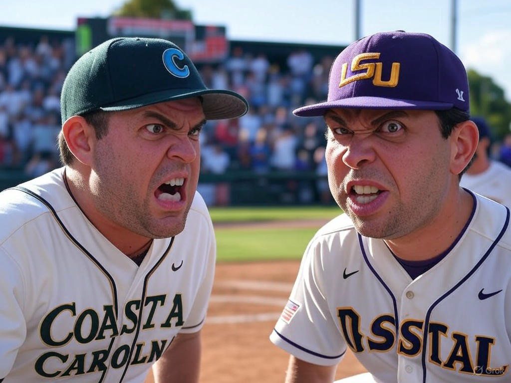 Coastal Carolina and LSU Battle in Epic Showdown of Two Pitching Pals