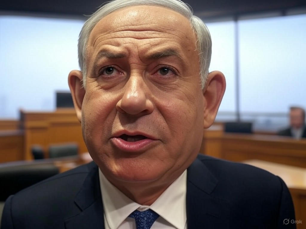 "Netanyahu's Newest Trick: Bombing Gaza to Avoid a Courtroom Blitz!"